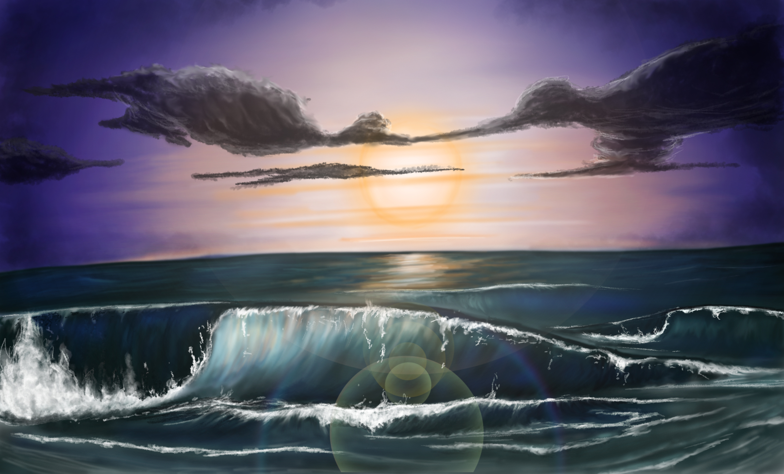 Artistic Ocean HD Wallpaper by mxwwjack