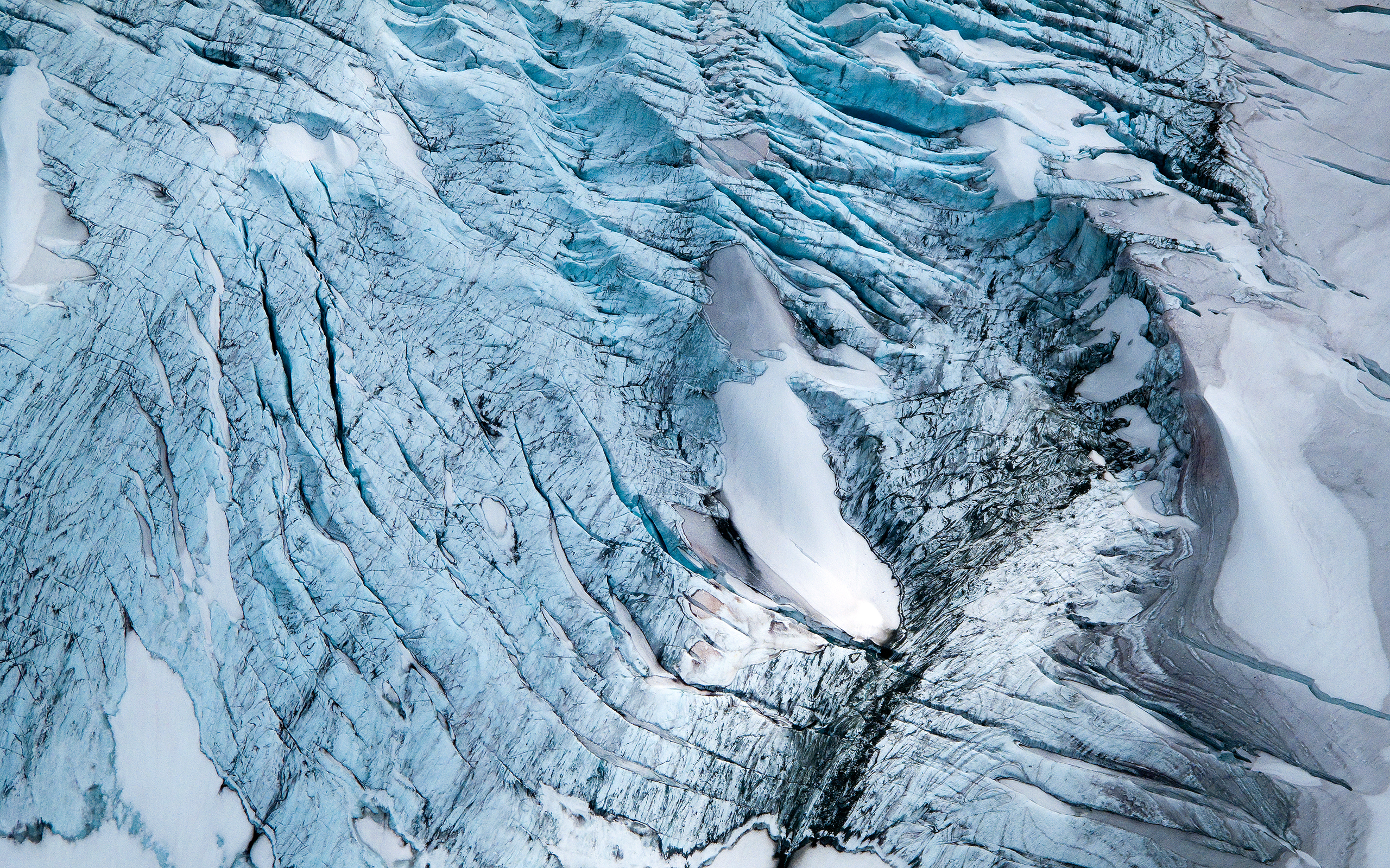 Blue Glacier - A stunning nature scene of a glacier showcasing its majestic beauty.