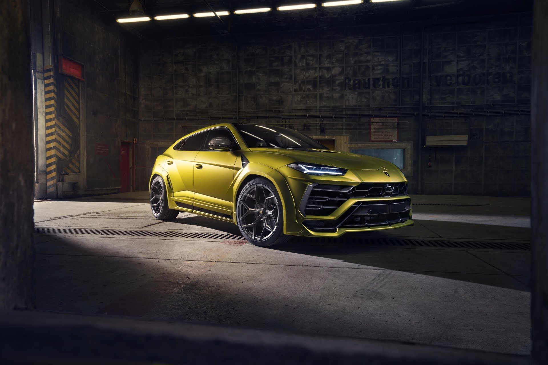 Download Yellow Car SUV Car Lamborghini Vehicle Lamborghini Urus 4k