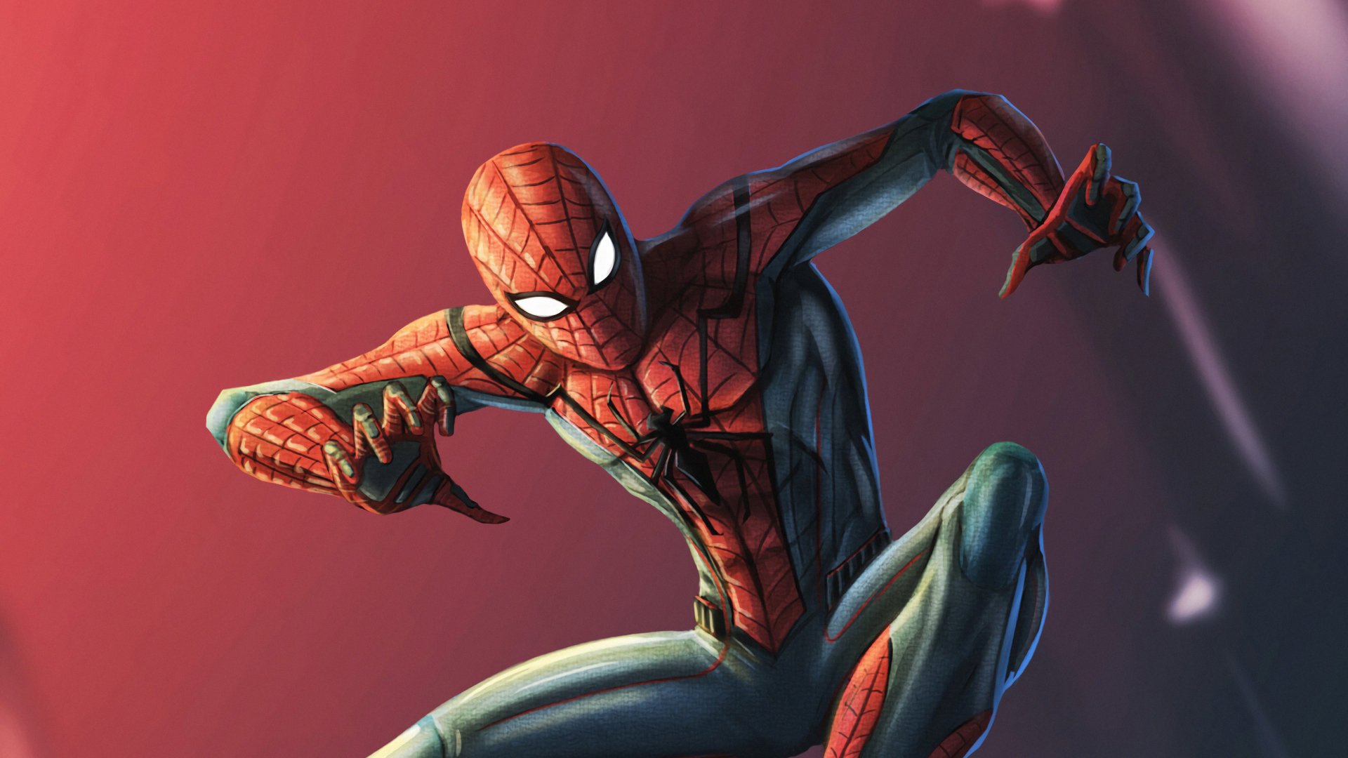 Download Peter Parker Comic Spider Man HD Wallpaper by Daniele Ariuolo