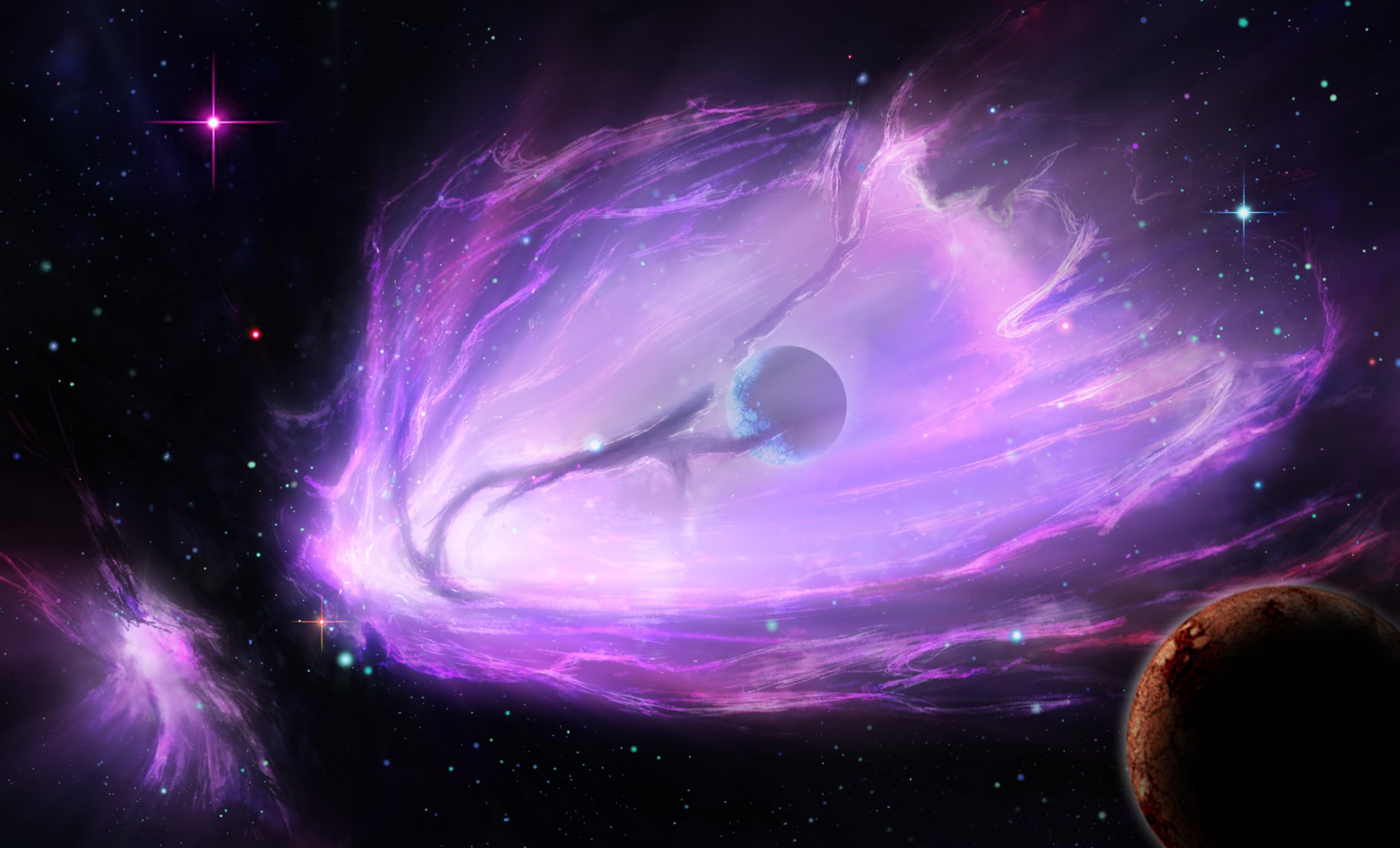 Download Planet Space Sci Fi Nebula HD Wallpaper by mxwwjack ...