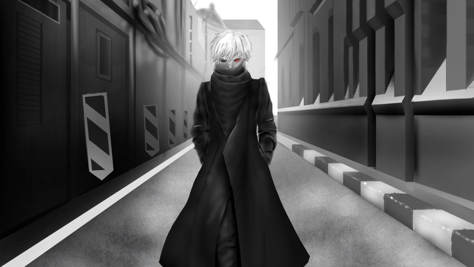 Download Ken Kaneki Anime Tokyo Ghoul:re HD Wallpaper