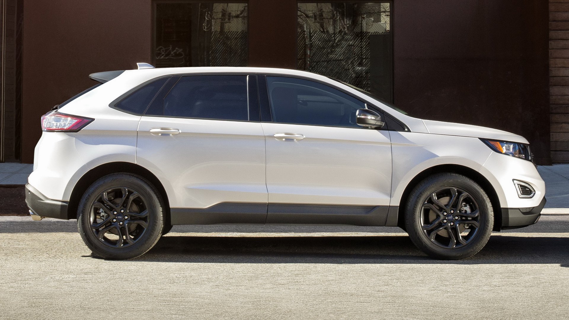 Download Car White Car SUV Crossover Car Vehicle Ford Edge SEL HD Wallpaper