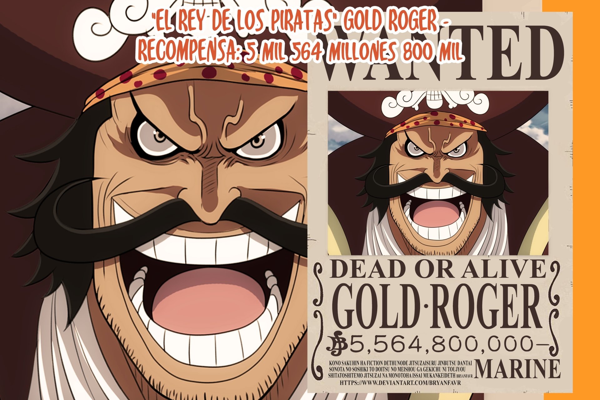 Download Gol D. Roger Anime One Piece HD Wallpaper by Alejandro Favela Rocha