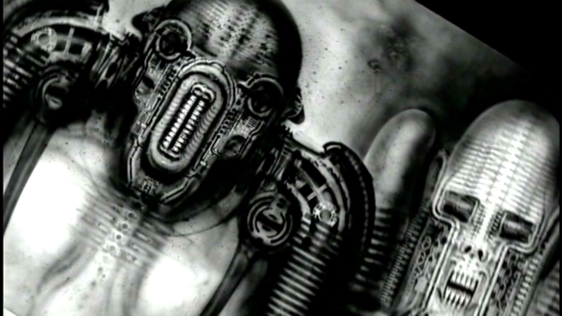 Download Fantasy Dark Dark Fantasy HD Wallpaper by H.R. Giger