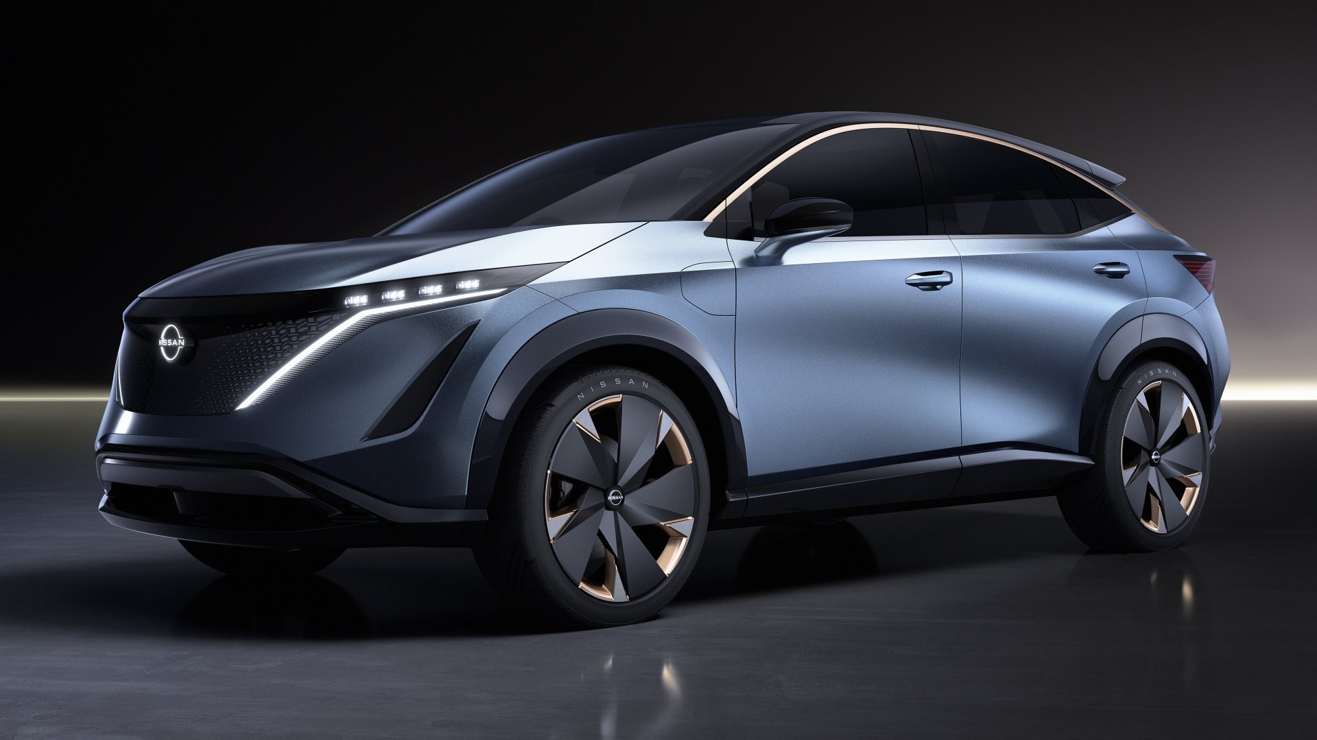 Download Electric Car SUV Car Nissan Vehicle Nissan Ariya 4k Ultra HD Wallpaper