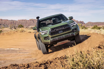 green car car Toyota vehicle Toyota Tacoma HD Desktop Wallpaper | Background Image