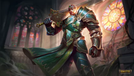 King Arthur (Smite) video game Smite HD Desktop Wallpaper | Background Image