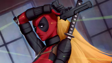 Comic Lady Deadpool HD Desktop Wallpaper | Background Image