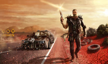 gun car vehicle post apocalyptic movie Mad Max HD Desktop Wallpaper | Background Image