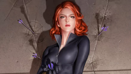 Comic Black Widow HD Desktop Wallpaper | Background Image