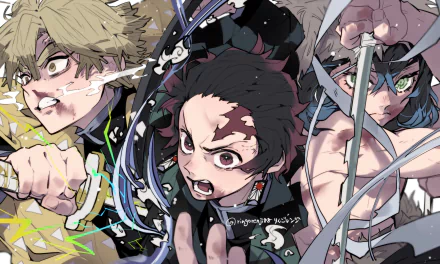 Inosuke Hashibira Tanjiro Kamado Zenitsu Agatsuma Anime Demon Slayer: Kimetsu no Yaiba HD Desktop Wallpaper | Background Image