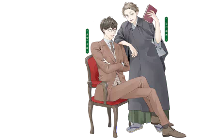 Anime Woodpecker Detective's Office HD Desktop Wallpaper | Background Image