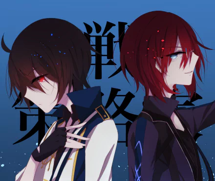 Ritsu Sakuma Ibara Saegusa video game Ensemble Stars! HD Desktop Wallpaper | Background Image