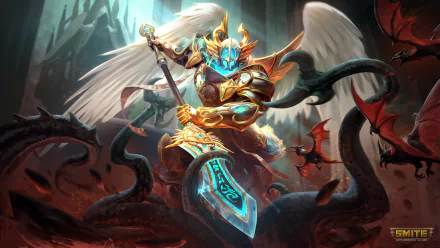 Odin (Smite) video game Smite HD Desktop Wallpaper | Background Image
