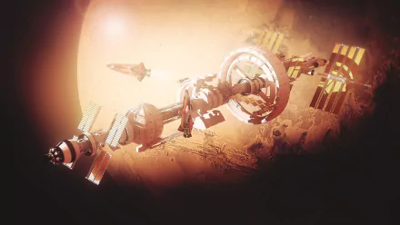 planet spaceship space Sci Fi space station HD Desktop Wallpaper | Background Image