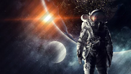 Sci Fi astronaut HD Desktop Wallpaper | Background Image