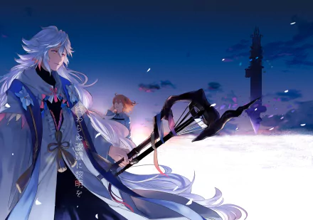 Ritsuka Fujimaru Merlin (Fate Series) Anime Fate/Grand Order HD Desktop Wallpaper | Background Image