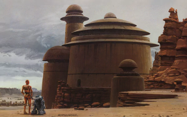 R2-D2 C-3PO Tatooine (Star Wars) Sci Fi Star Wars HD Desktop Wallpaper | Background Image