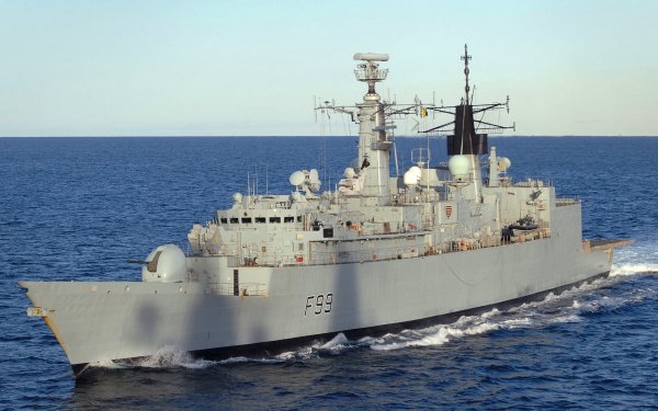 Military Royal Navy Warships Frigate Warship HMS Cornwall HD Wallpaper | Background Image