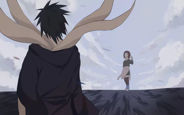 Rin Nohara Obito Uchiha Anime Naruto HD Desktop Wallpaper | Background Image