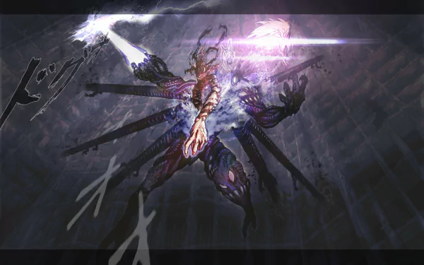 Saitama (One-Punch Man) Orochi (One-Punch Man) Garou (One-Punch Man) Anime One-Punch Man HD Desktop Wallpaper | Background Image