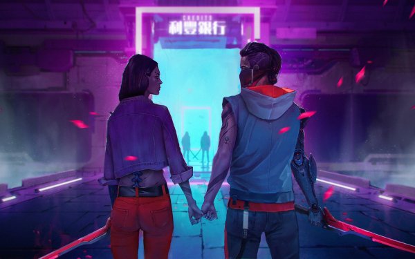 Sci Fi Cyborg Love Couple Futuristic HD Wallpaper | Background Image