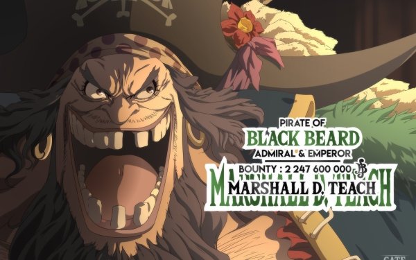 Anime One Piece Marshall D. Teach HD Wallpaper | Background Image