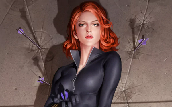 Comic Black Widow HD Desktop Wallpaper | Background Image
