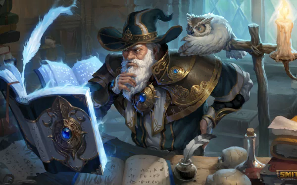 Merlin (Smite) video game Smite HD Desktop Wallpaper | Background Image
