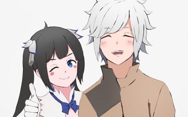 Anime Is It Wrong to Try to Pick Up Girls in a Dungeon? DanMachi Bell Cranel Hestia HD Wallpaper | Background Image