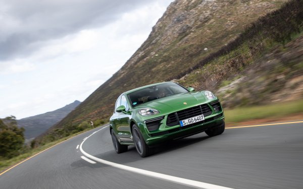 Vehicles Porsche Macan Turbo Porsche Porsche Macan Car Green Car SUV HD Wallpaper | Background Image