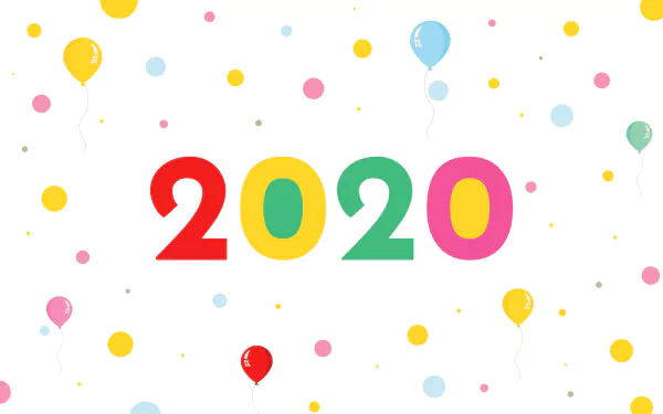 balloon holiday New Year 2020 HD Desktop Wallpaper | Background Image