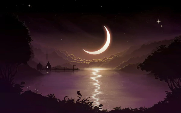 artistic crescent HD Desktop Wallpaper | Background Image