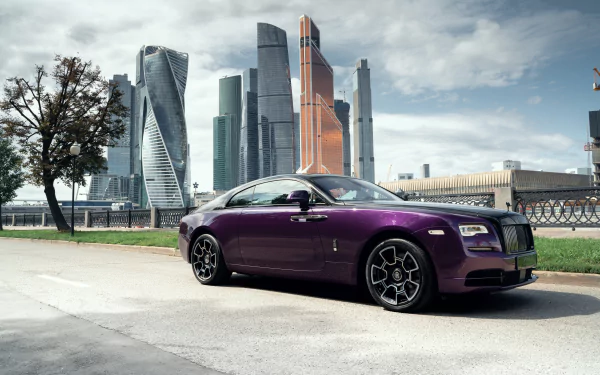 purple car car Rolls-Royce vehicle Rolls-Royce Wraith HD Desktop Wallpaper | Background Image