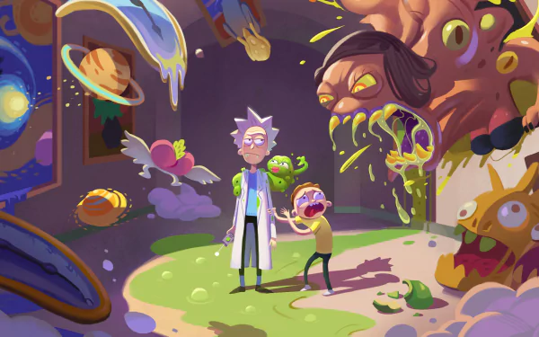 Morty Smith Rick Sanchez TV Show Rick and Morty HD Desktop Wallpaper | Background Image