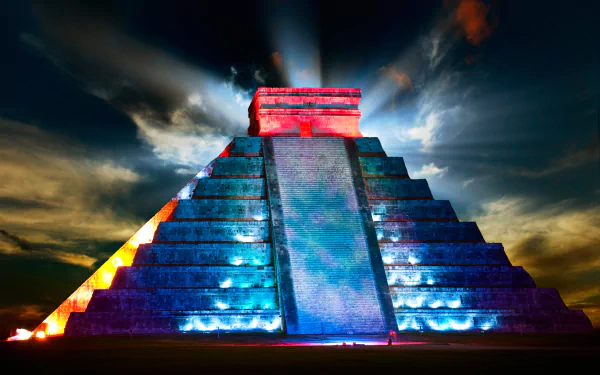 pyramid man made Chichen Itza HD Desktop Wallpaper | Background Image