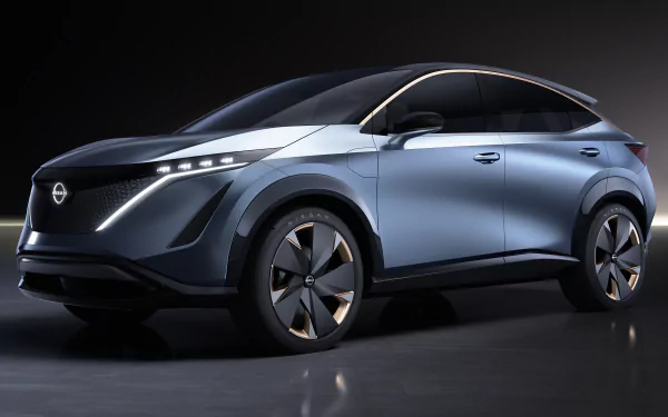 electric car SUV car Nissan vehicle Nissan Ariya HD Desktop Wallpaper | Background Image