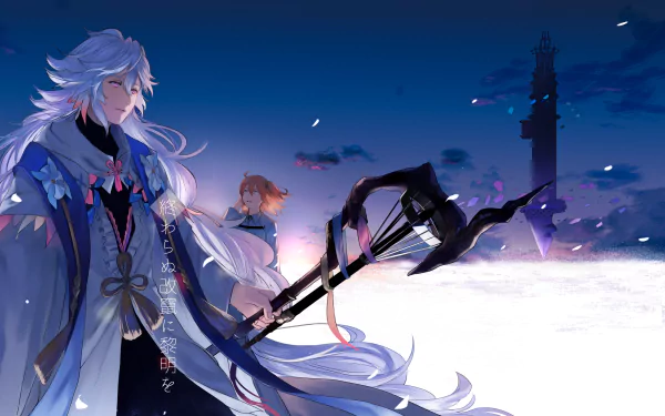 Ritsuka Fujimaru Merlin (Fate Series) Anime Fate/Grand Order HD Desktop Wallpaper | Background Image