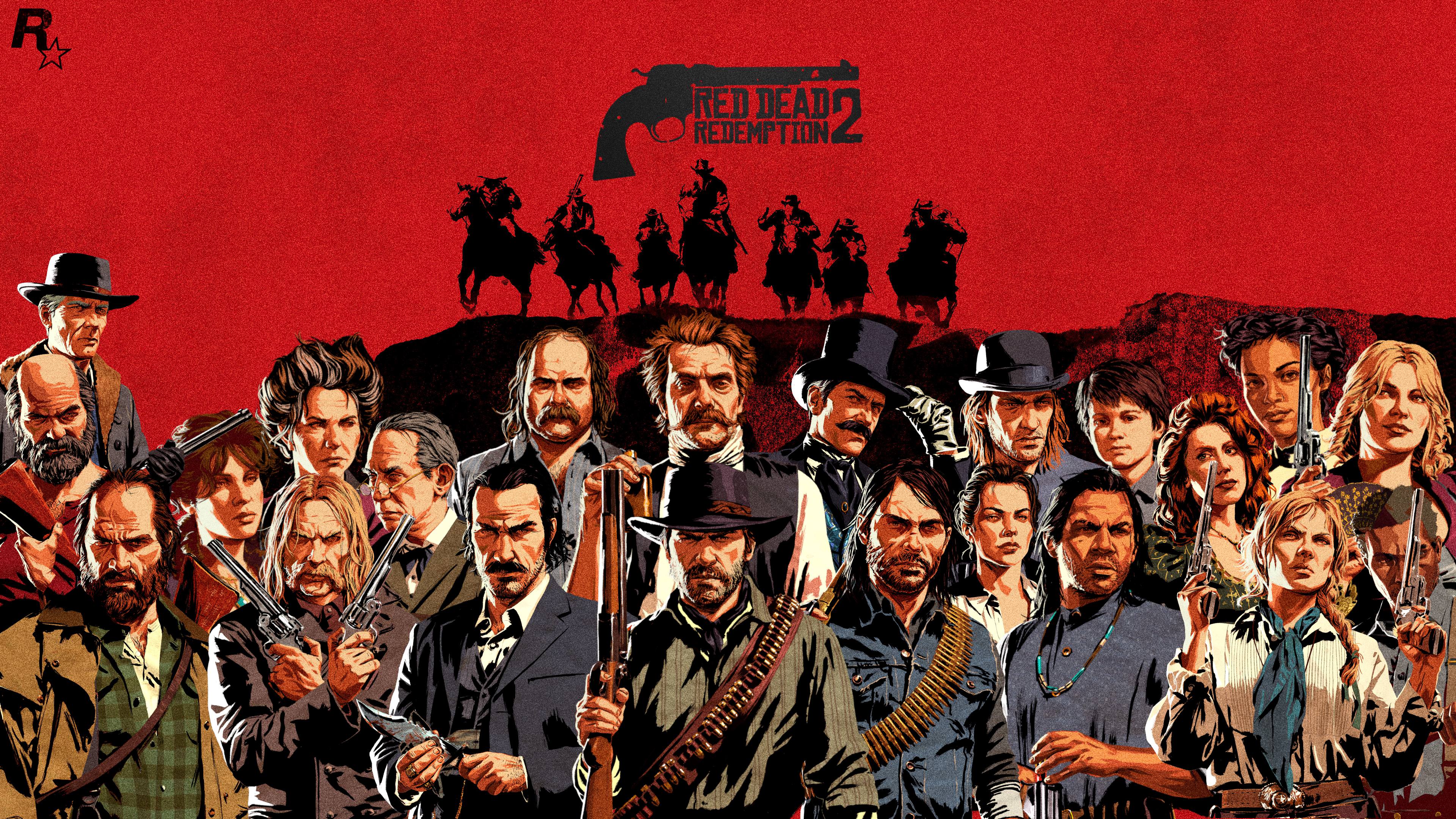 Все банды в рдр 2. Red Dead Redemption 2 Wallpaper. Ред де три Деншен 2.