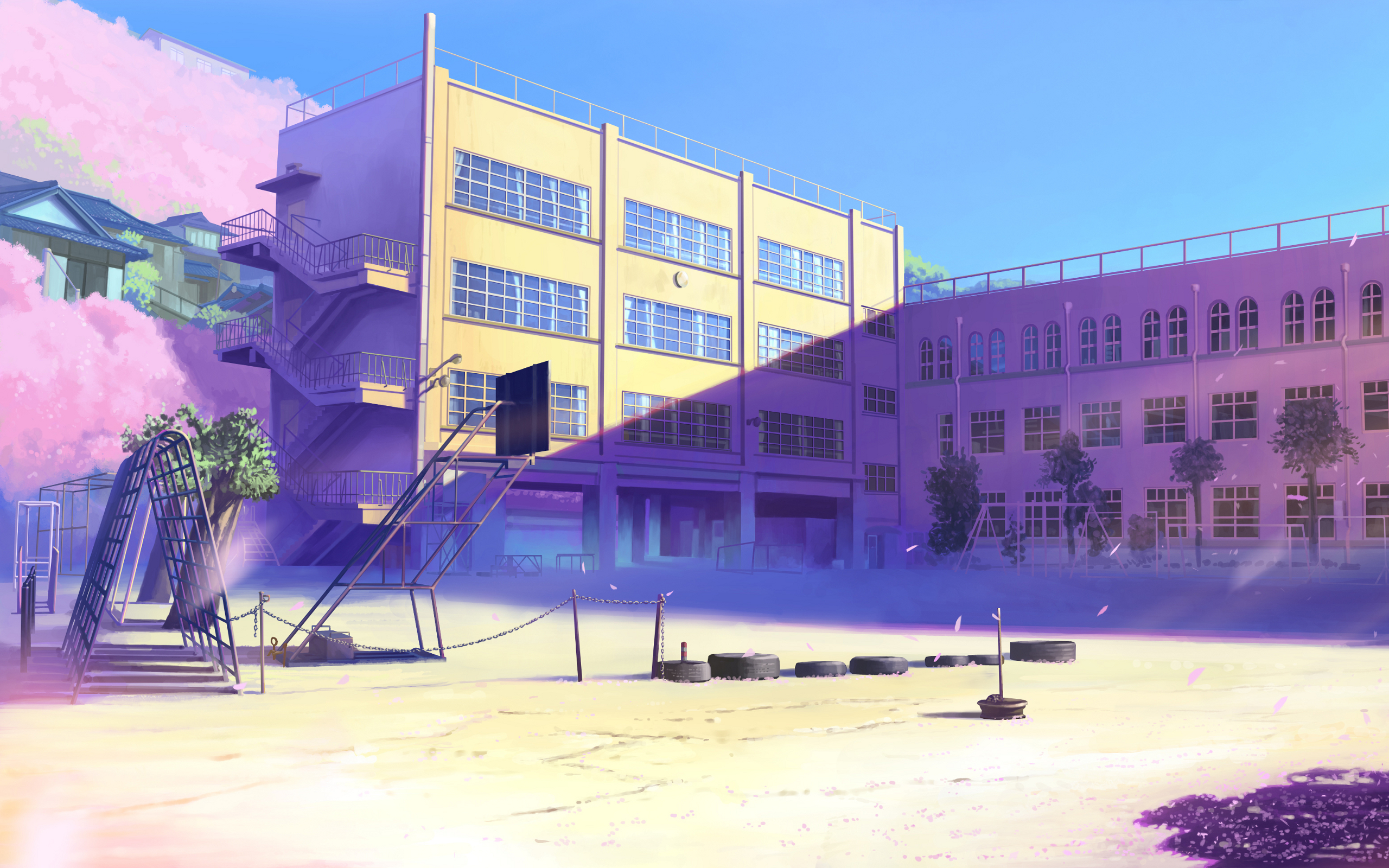 Anime School HD Wallpaper | Background Image