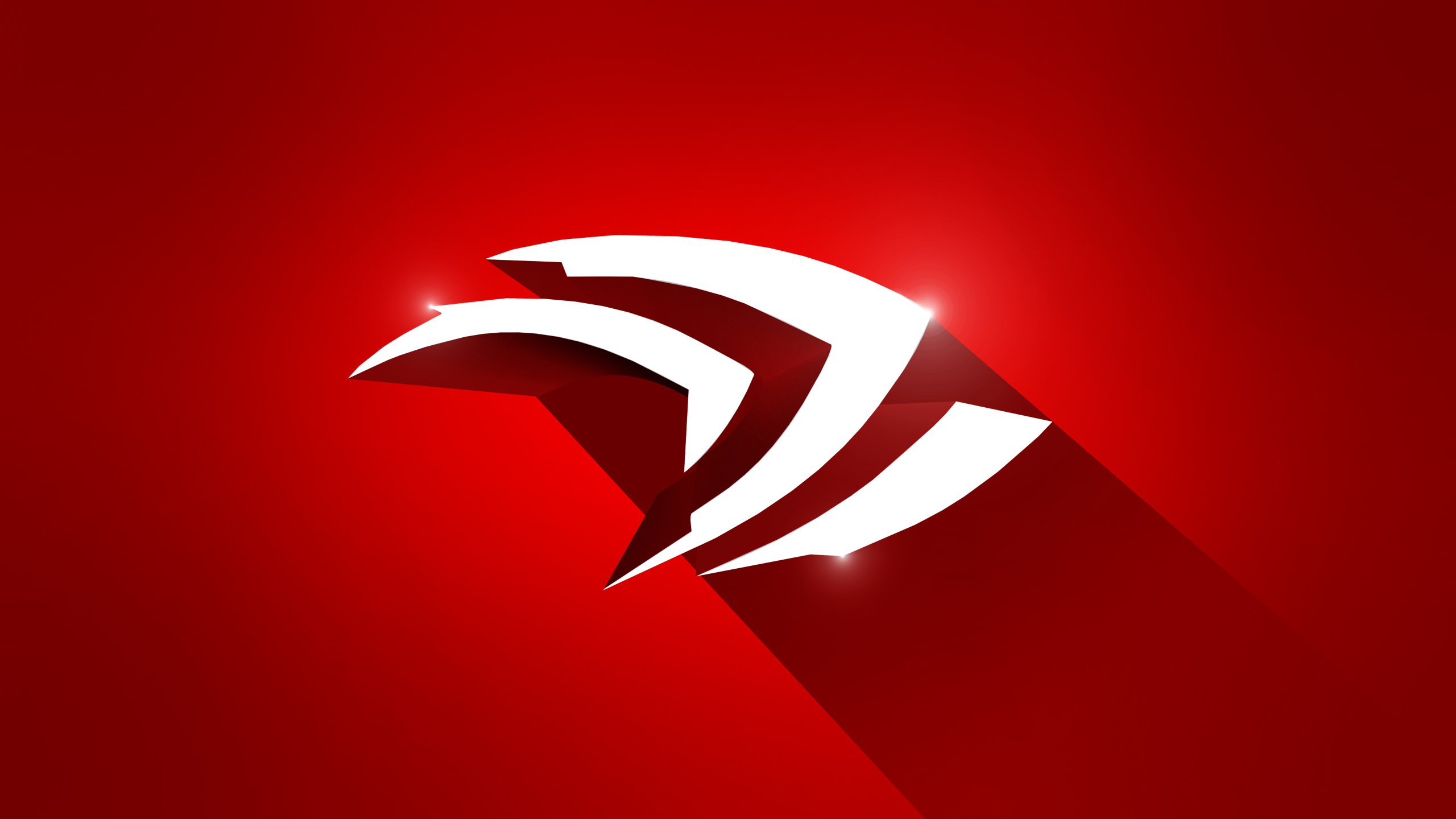 Nvidia Red Shadow Hd Wallpaper Background Image 2560x1440
