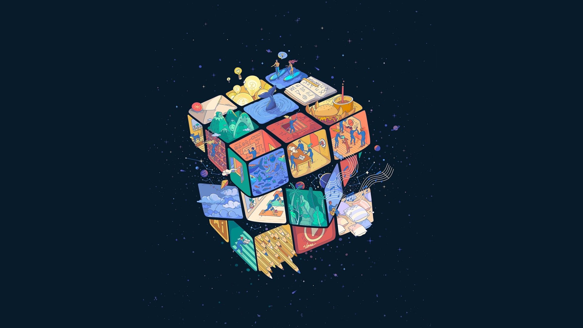 20+ Rubik's Cube HD Wallpapers and Backgrounds.