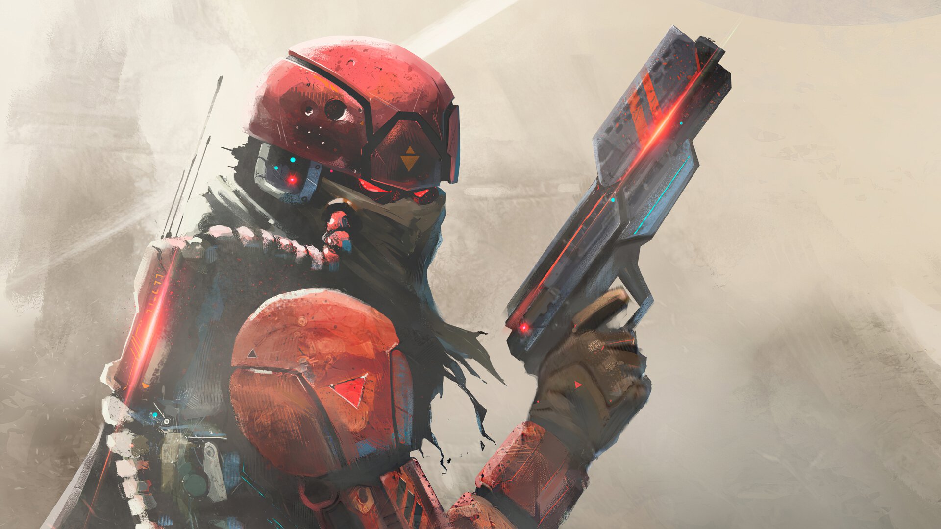 Download Futuristic Weapon Gun Soldier Sci Fi Warrior 4k Ultra HD ...