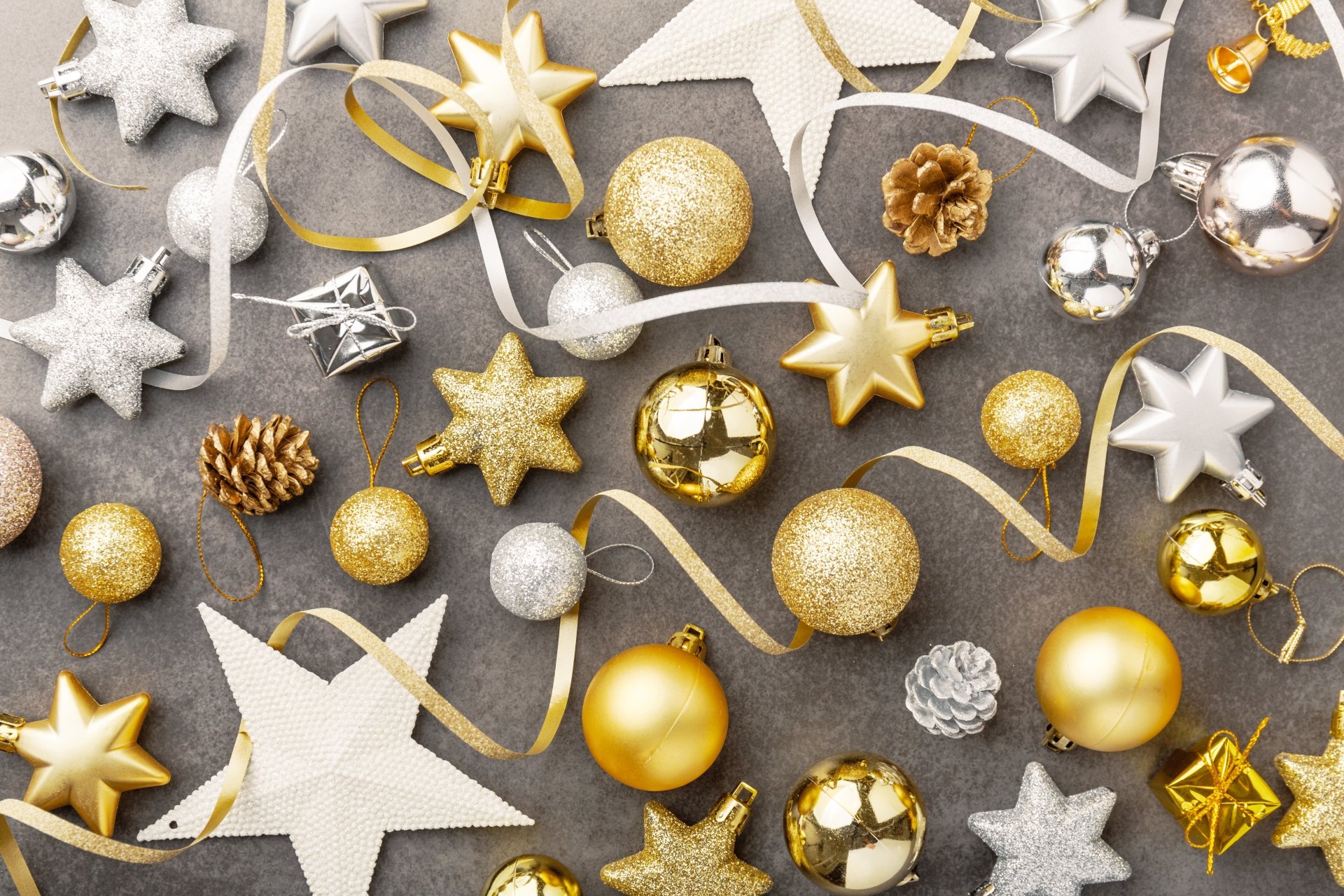 Download Star Bauble Christmas Ornaments Holiday Christmas 4k Ultra HD Wallpaper