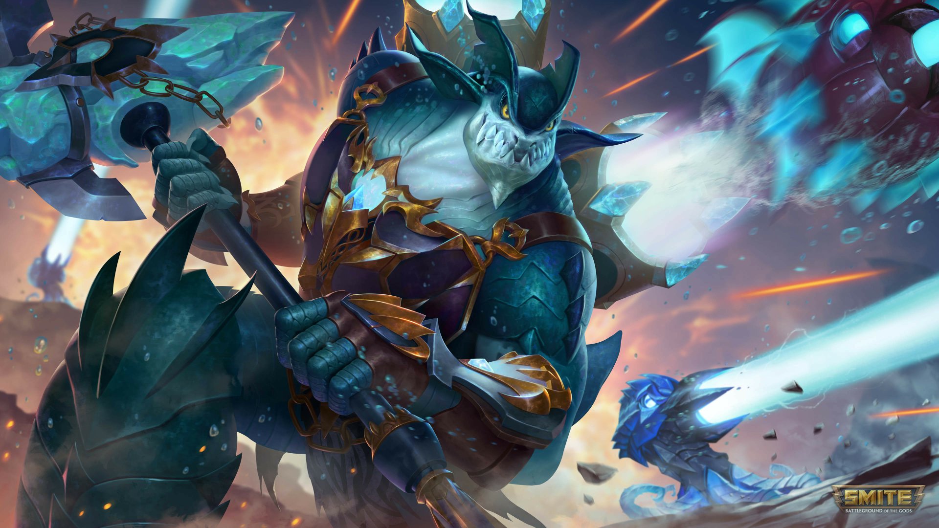 Download Vulcan (Smite) Video Game Smite 4k Ultra HD Wallpaper