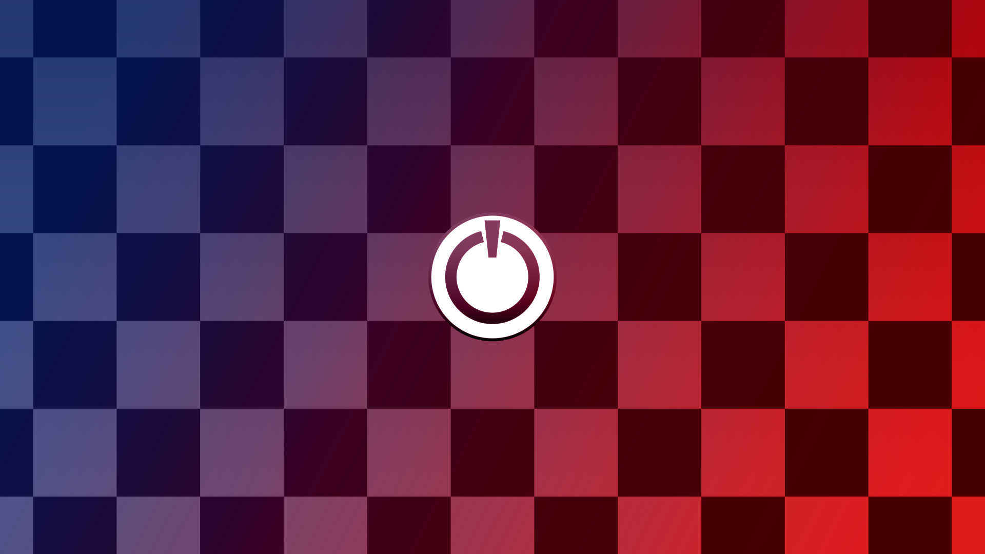 4K Ultra HD anime wallpaper inspired by No Game No Life, featuring a dynamic red and blue checkered background blending into each other.
