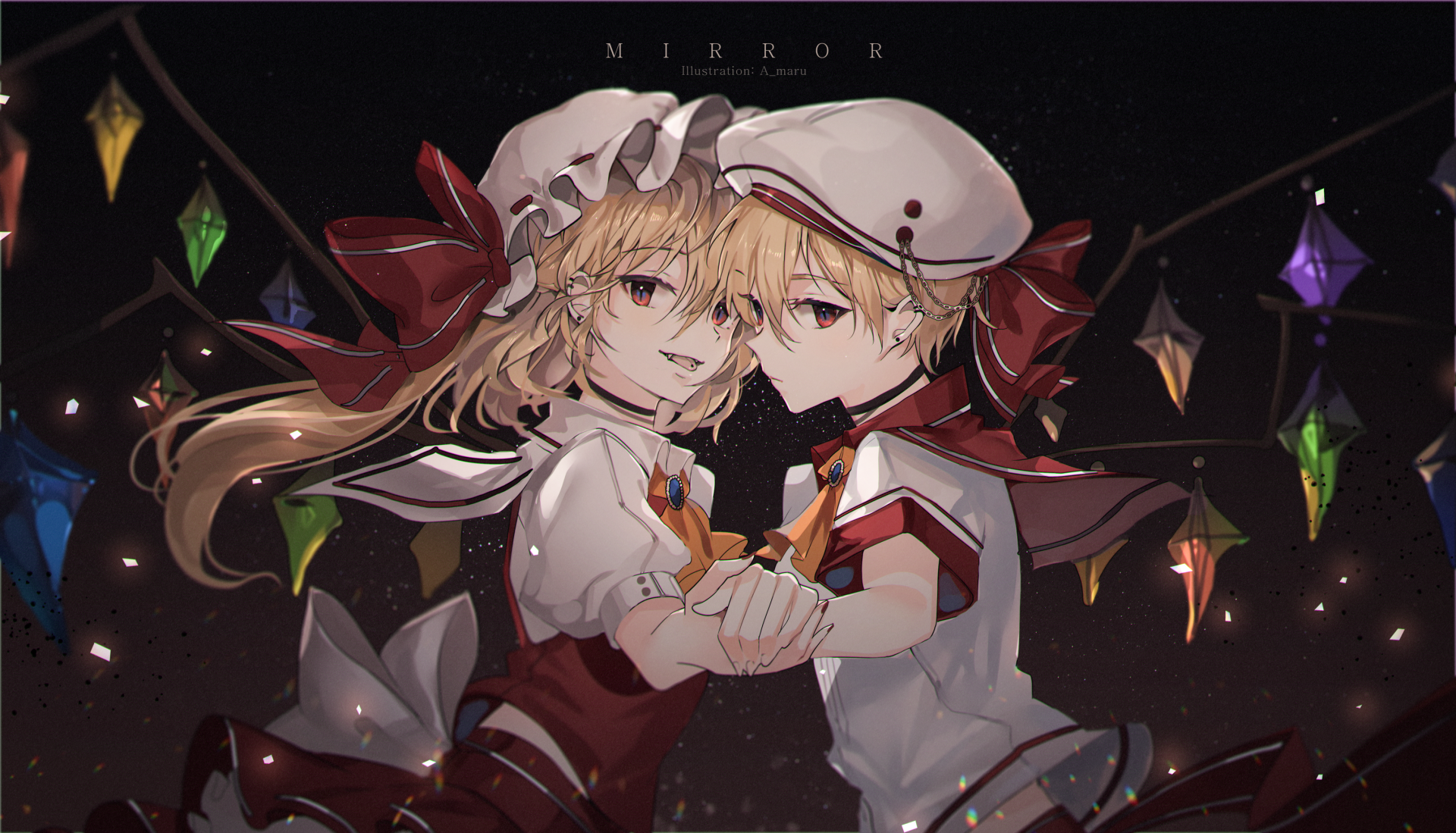 Download Flandre Scarlet Anime Touhou HD Wallpaper by A_maru