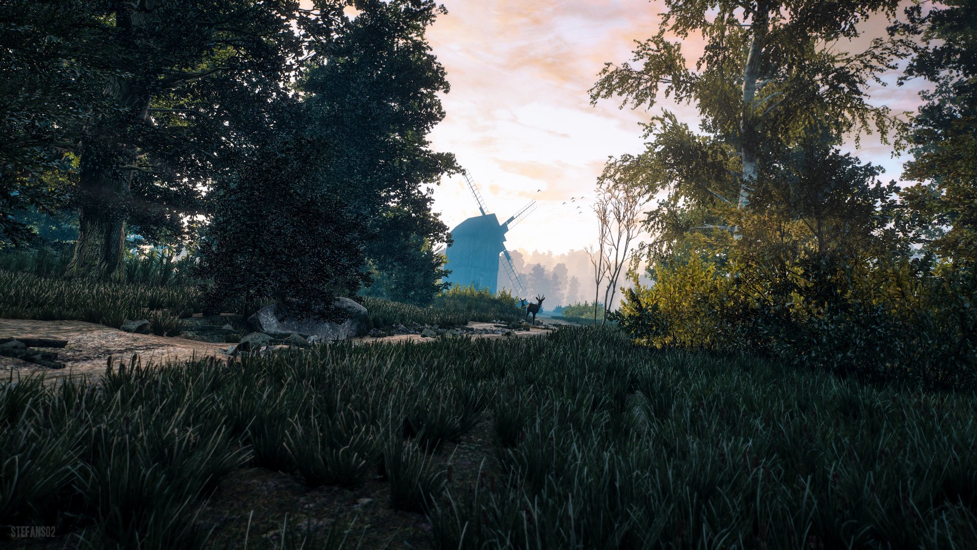 The Witcher 3 Wild Hunt / Windmill in the Mornin' by StefanS02