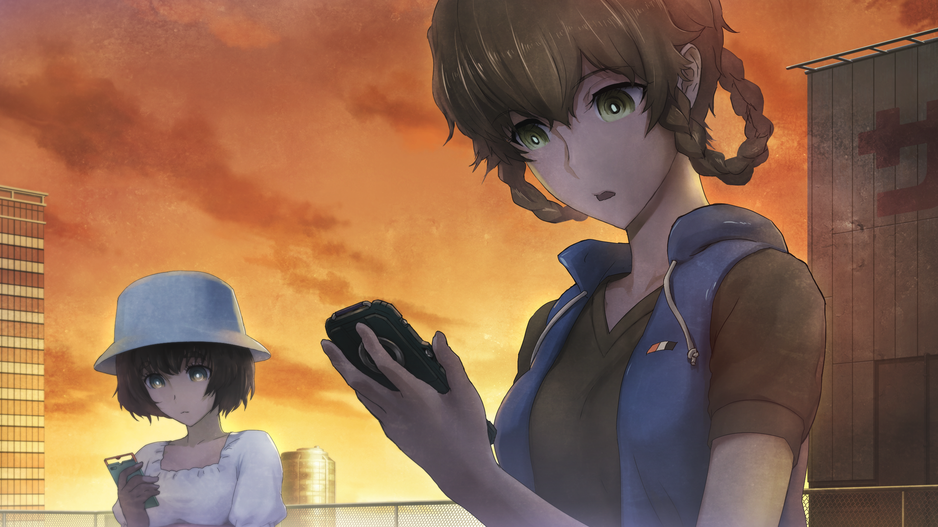 Download Suzuha Amane Mayuri Shiina Anime Steins;Gate 0 HD Wallpaper by huke